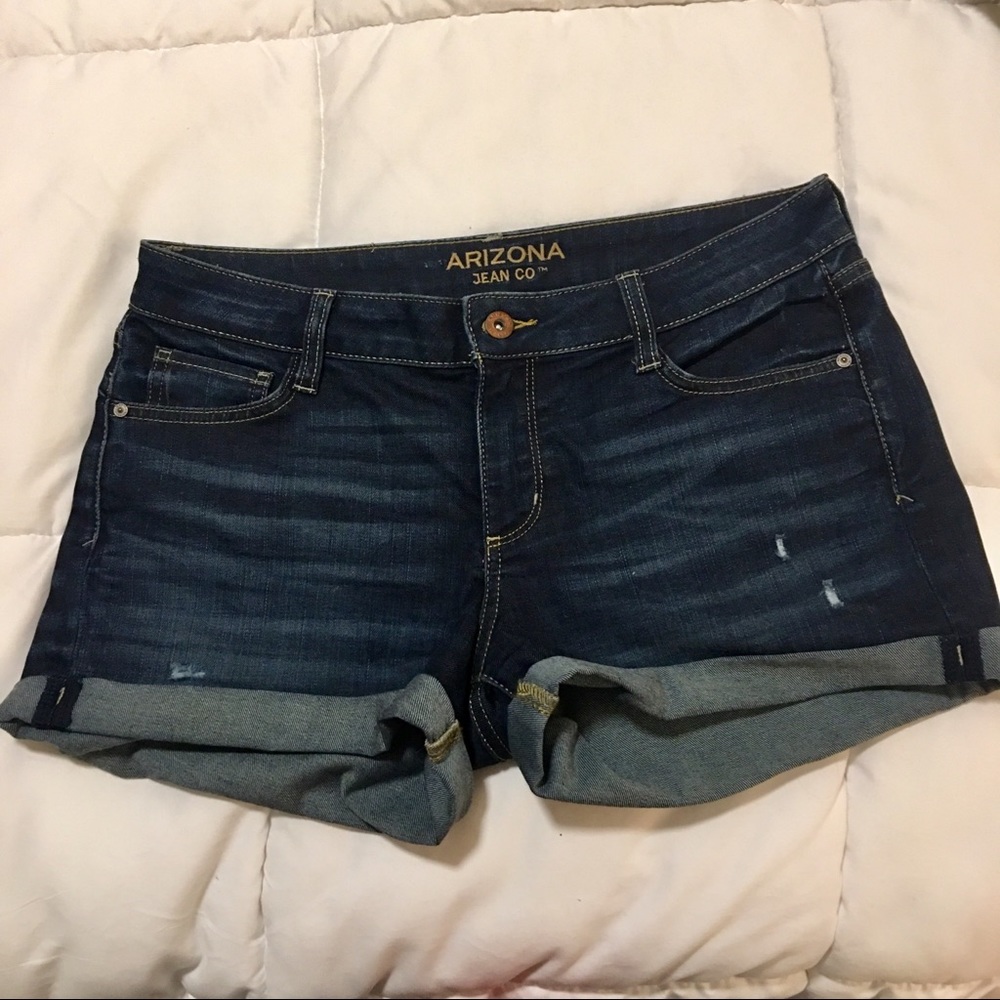 Blue jean shorts